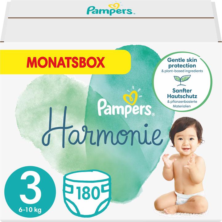 Pampers Harmonie ALT (Gr. 3, Monatsbox, 180 Stück)