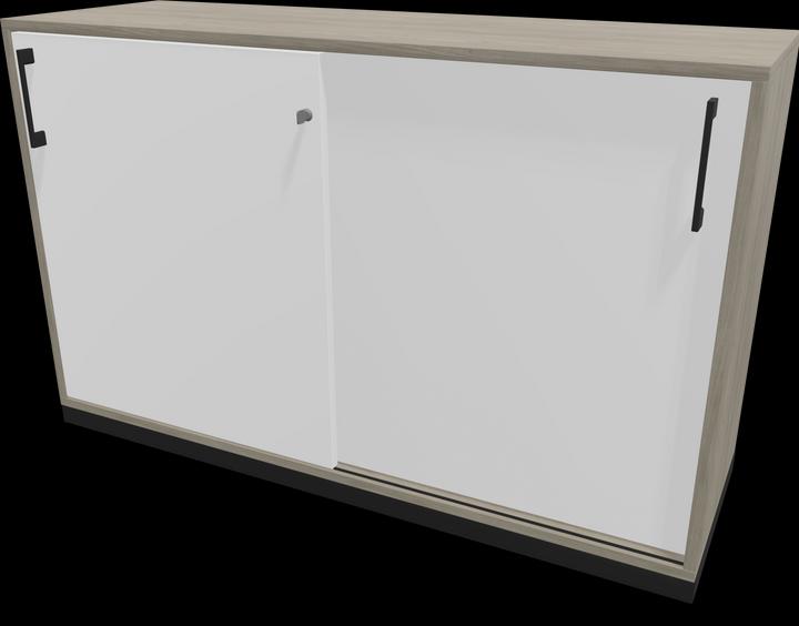 Bianco, Nero, Legno decorativo grigio con struttura