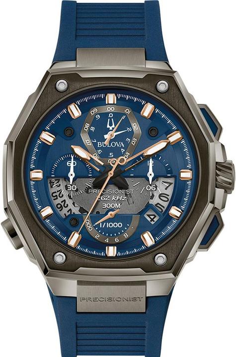 Produktbild Bulova 98B357 Precisionist Chronograph Herrenuhr 46mm 30ATM (Chronograph, 46 mm)
