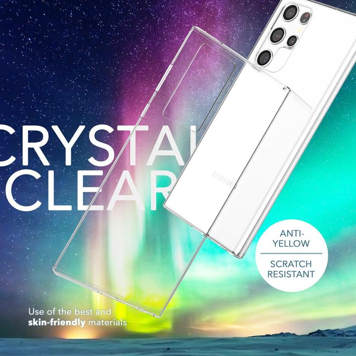 Actual product image Nalia Clear hard case with 2x display & camera protection (Samsung Galaxy S23 Ultra)