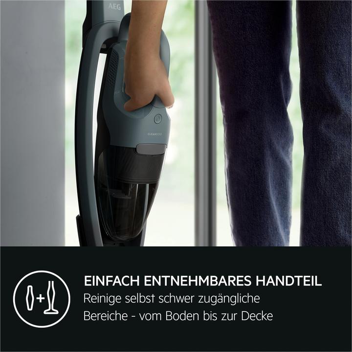 Actual product image AEG steelstofzuiger 21.6v ocean green
