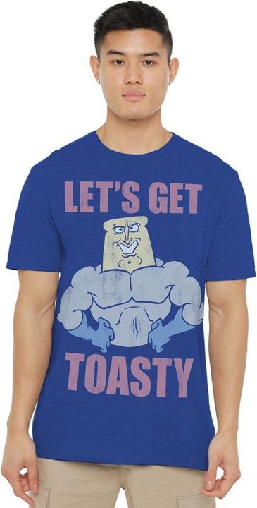 Immagine prodotto Ren & Stimpy Let's Get Toasty Maglietta Adulto Unisex (M)