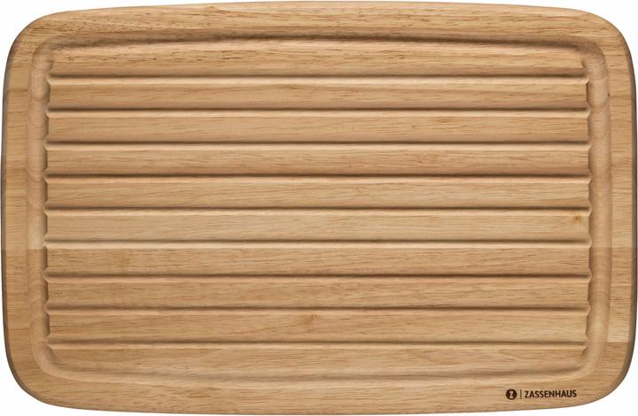 Produktbild Zassenhaus Brotschneidebrett Gummibaum 42x27,5x2cm