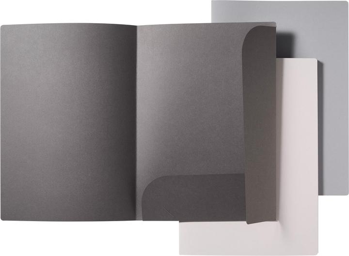 Produktbild Veloflex 3 Angebotsmappe Grey Elegance DIN A4 farbsortiert (A4, 3 x)