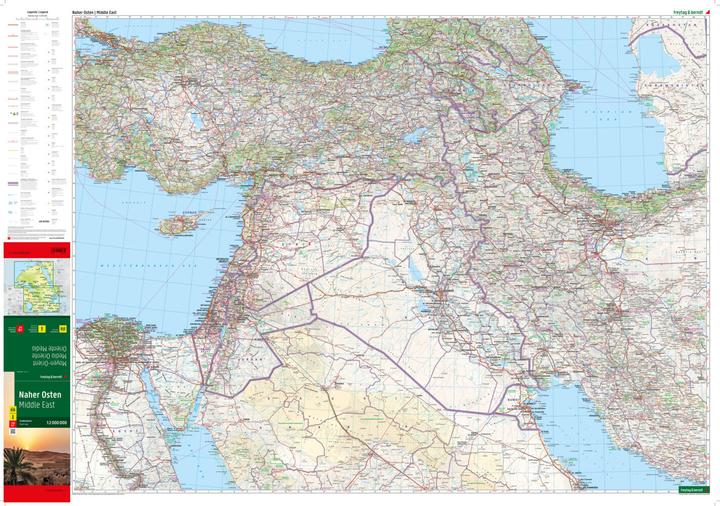 Actual product image Middle East, road map 1:2,000,000, freytag & berndt
