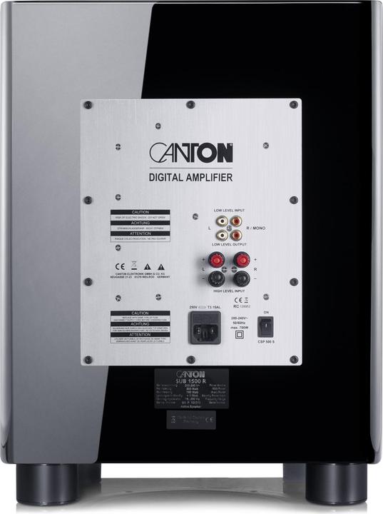 Actual product image Canton Sub 1500 (1 pcs., 750 W)