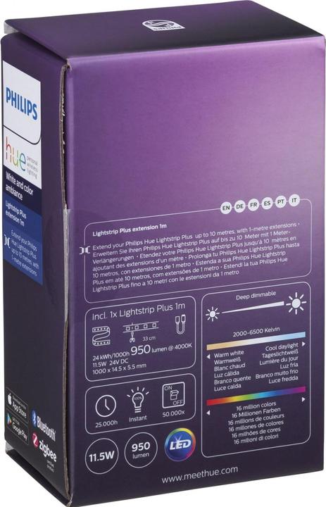 Produktbild Philips Hue Lightstrips BT Erweiterung (RGBW, 100 cm, Indoor)