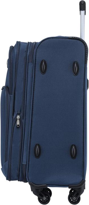 Produktbild Beibye 4 Rollen Reisekoffer 3tlg Blau Set (115 l, M (50 - 90l), L (90 - 115l), XL (ab 115l))
