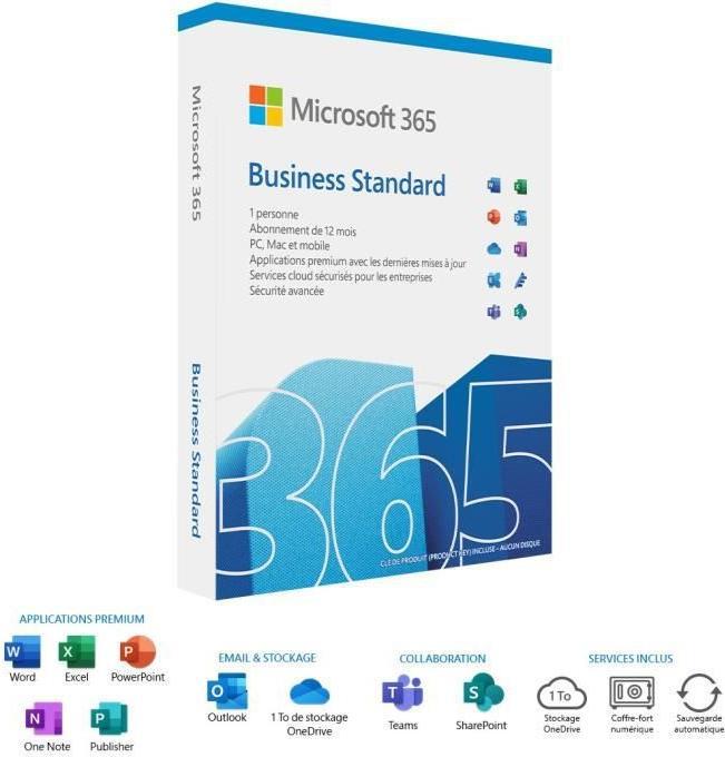 Produktbild Microsoft 365 Business Standard (Französisch) (1 User, 12 Monate)