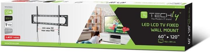 Produktbild Techly TV-Wandhalterung 60-120 LED/LCD 120kg schlank 35mm (Wand, 120", 120 kg)