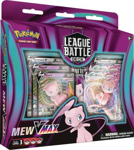 Actual product image Pokémon Pokemon Mazzi Lotte di Lega Mew-VMAX (Multipli di 2) (Booster Pack)