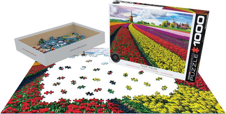 Actual product image Eurographics Tulip Fields Netherlands (1000 pieces)