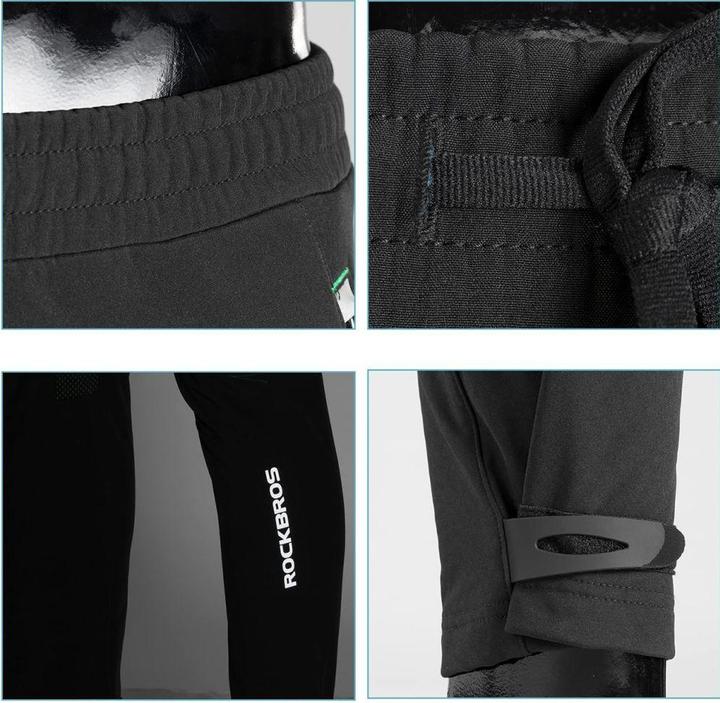 Produktbild Rockbros Patrol Cycling Windproof Sports Pants Size L - Black (L)