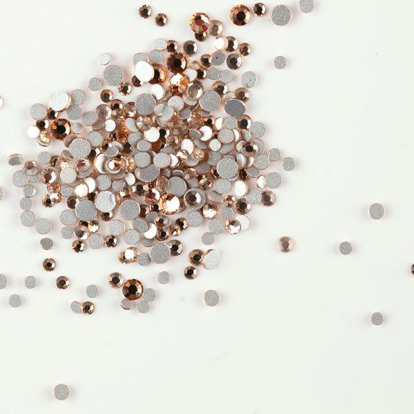 Produktbild BrillBird Strasssteine SS3 Rose Gold 100stk (Nagellacktrockner)