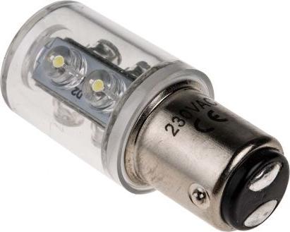 Rs Pro LED 6-Chip-LED BA15d 230VAC blanc