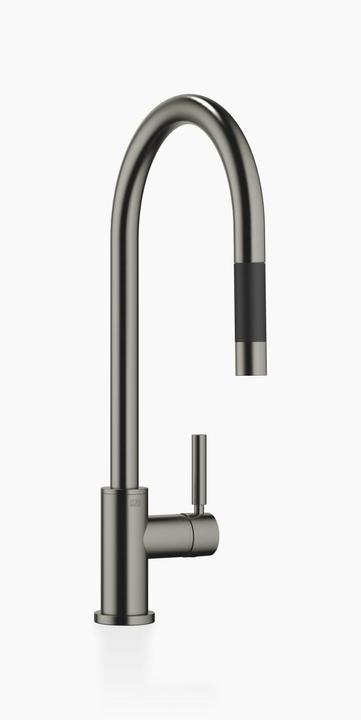 Actual product image Dornbracht TARA kitchen faucet, single lever faucet, pull-down, with shower function, spout 240mm