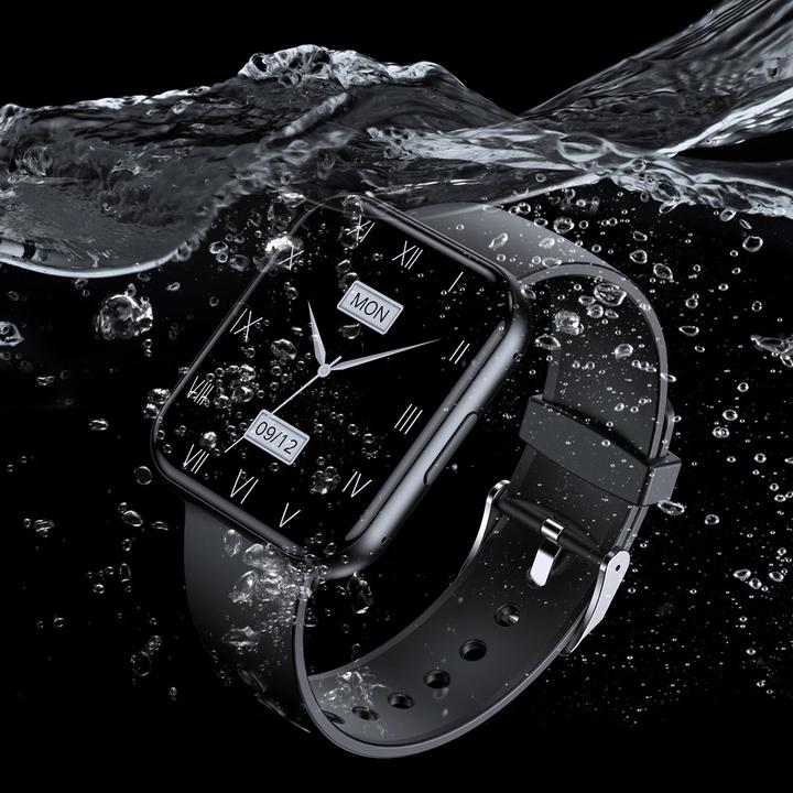 Produktbild Choetech WT001 smartwatch with IP67 call answering function - black