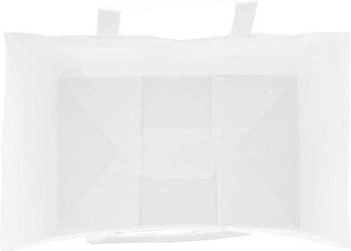 Actual product image VidaXL Kraft paper bags 50 pcs. with handle white 26x17x25 cm paper bag (Gift bag, 50 x)
