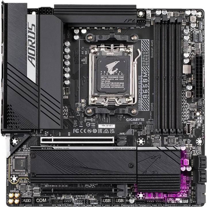 Produktbild Gigabyte MB GBT AMD AM5 B650M AORUS ELITE (AM5, AMD B650, ATX)