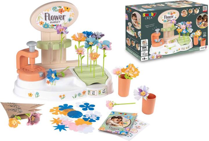 Image du produit Smoby Marché aux fleurs de Krativset