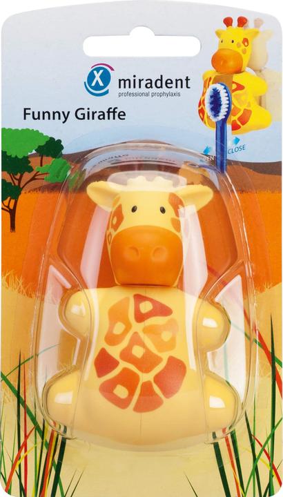 Immagine prodotto Miradent Divertente portaspazzolino animale Giraffa (Portaspazzolino)