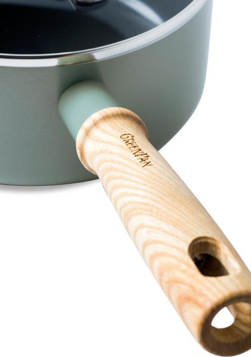 Actual product image Greenpan Mayflower Inductie Pannenset - 3-Delig + 2 Accessoires - PFAS-vrij (28 cm, Pan set + pot set, Aluminium)