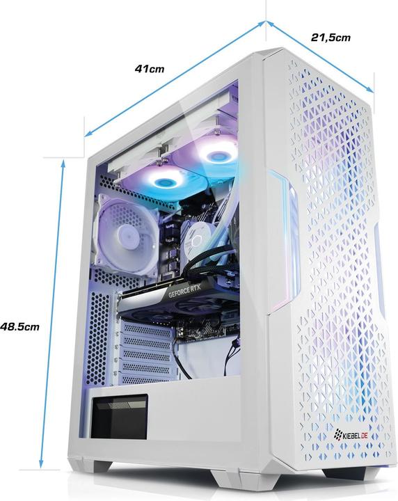 Produktbild Kiebel Fortress 12 (Intel Core i9 12900KF, 64 GB, 2000 GB, GeForce RTX 4070 Super)
