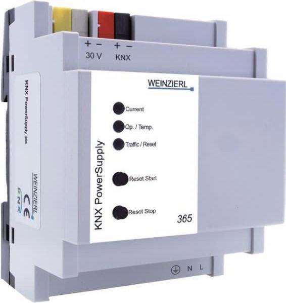 Produktbild Weinzierl 5335 KNX PowerSupply 365 Spannungsversorgung 230V 640mA m.Anzeig