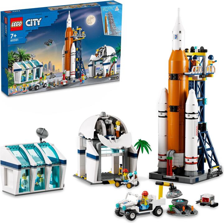Productafbeelding LEGO Ruimtevaartcentrum (60351, LEGO Stad, LEGO Zeldzame Sets)