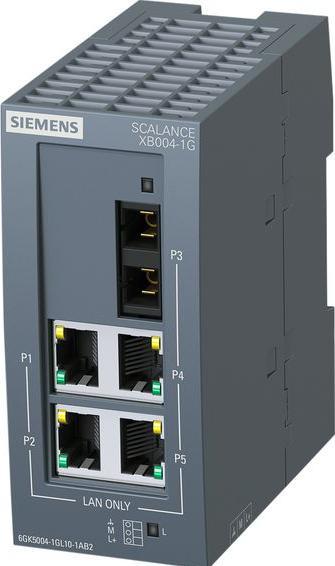 Actual product image Siemens 6GK5004-1GL10-1AB2 Industrial Ethernet Switch (4 Ports)