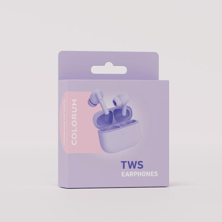 Actual product image Forever COLORUM TWS Bluetooth earphones CTWS-09 xLavenda (5 h, Wireless)