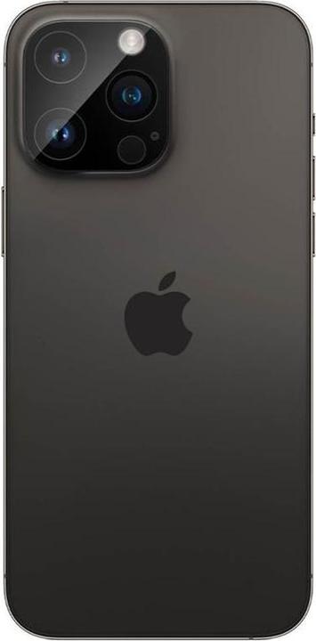 Actual product image Spigen Optik.Tr Camera iPhone 14 Pro/14 Pro Max Lens 2szt./2pcs czarny/black AGL05273 (2 Piece, Apple iPhone 11 Pro)