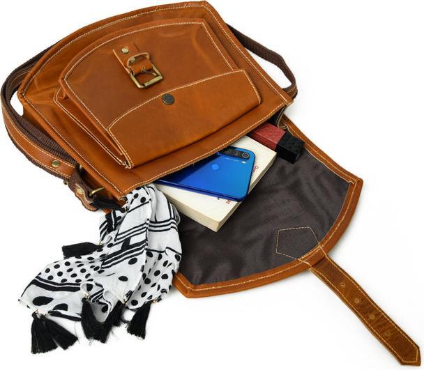 Produktbild Only-Bags.Store Büffelleder CrossBody Tasche