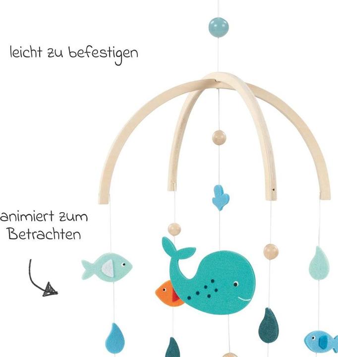 Actual product image Goki Mobile whale
