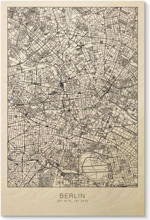 Immagine prodotto Trenddeko Mappa della città di Berlino (30 x 45 cm)