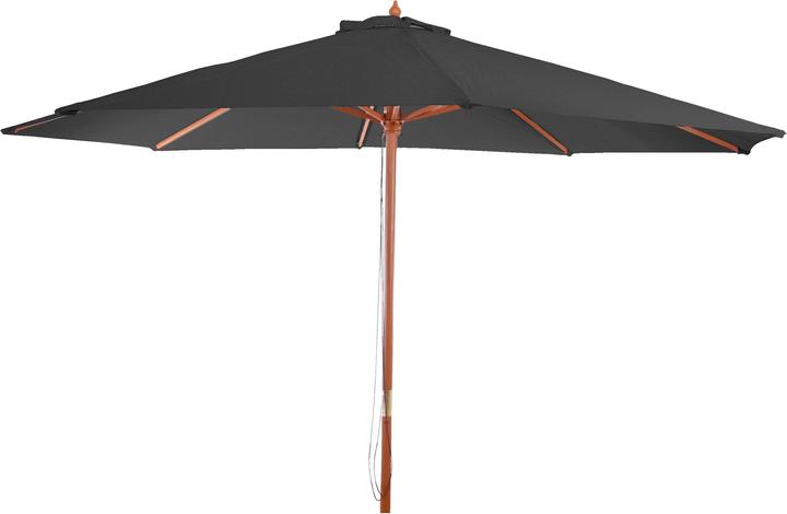 Produktbild Swisshandel24 Sonnenschirm, Gartenschirm Marktschirm, Ø 3,5m Polyester/Holz 7kg - 49281 (3.50 m)