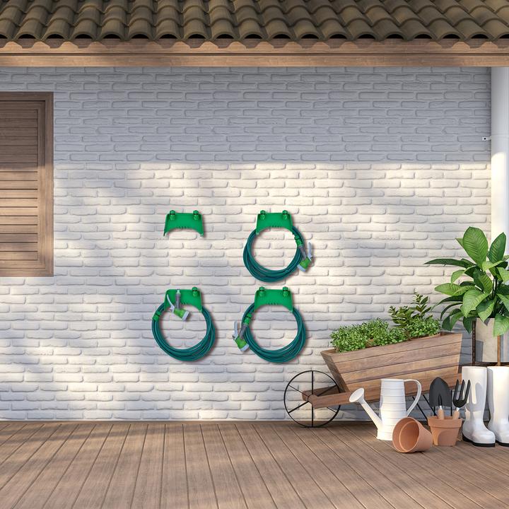 Actual product image Relaxdays 4x hose holder (10 m)