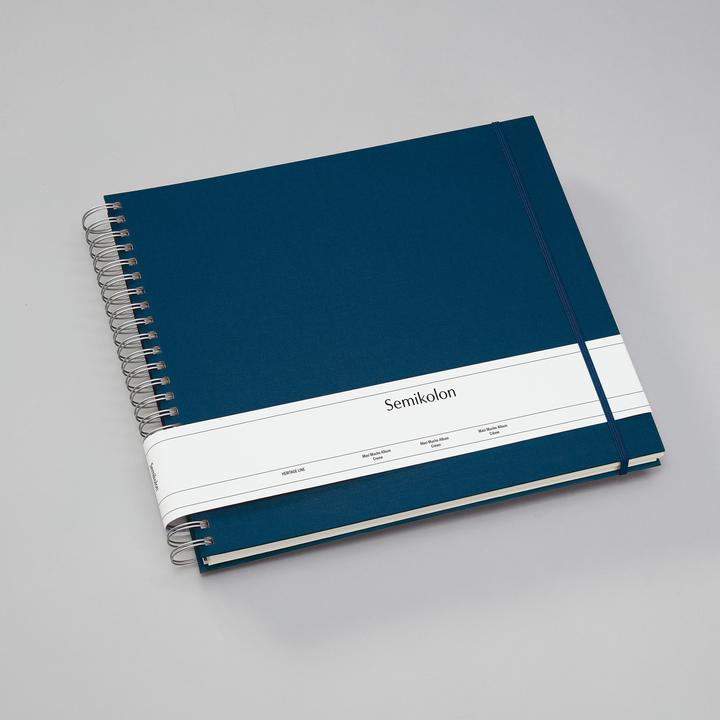 Actual product image Semikolon Photo album Maxi Mucho navy blue, cream pages (10 x 15 cm, 9 x 13 cm)