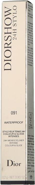 Dior Diorshow 24H Stylo Eyeliner (091 Matte Black)