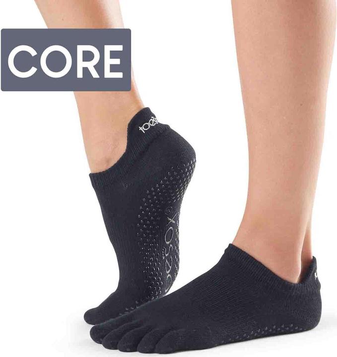 Produktbild Toesox Zehensocken Low Rise Full Toe S, Schwarz (S)