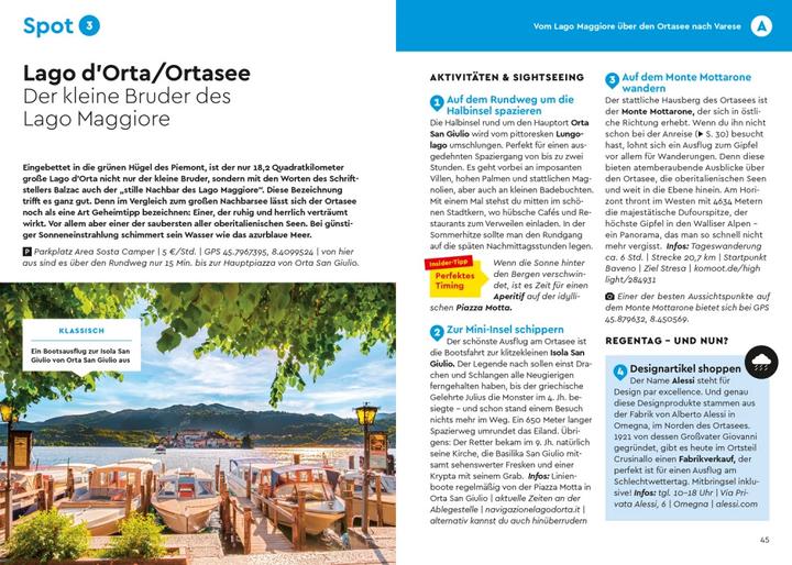 Actual product image Camper Guide Lombardei, Piemont & Ligurien (German, Anne Steinbach, Clemens Sehi, 2023)