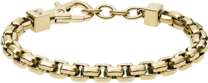 Immagine prodotto Armani Exchange Bracciale da uomo alla moda placcato oro AXG0046710 (20.50 cm, Acciaio inossidabile)