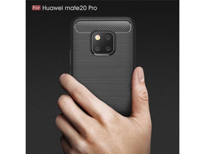 Image du produit Screenguard Housse Huawei Mate 20 Pro Carbon Brushed Soft TPU (Mate 20 Pro)