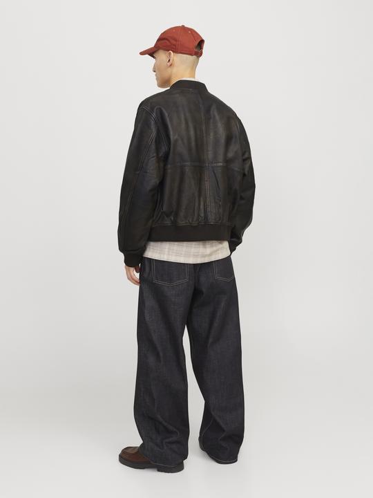 Image du produit Jack & Jones Joraustin Leather Bomber Jkt Styd Aw24 (M)