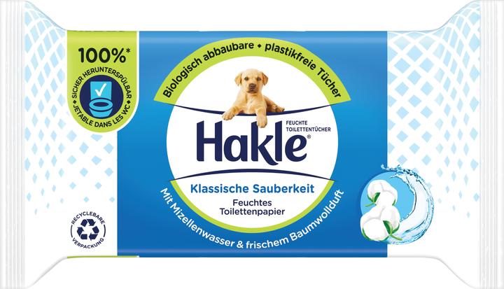 Hakle humide propreté classique refill (42 pièce(s))
