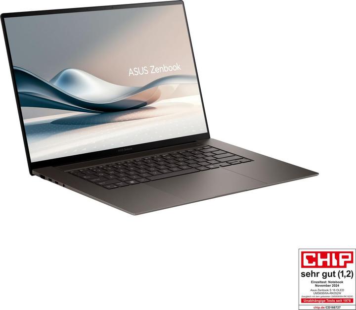 Actual product image ASUS Zenbook S 16 (16", AMD Ryzen AI 9 365, 24 GB, 1000 GB, DE)