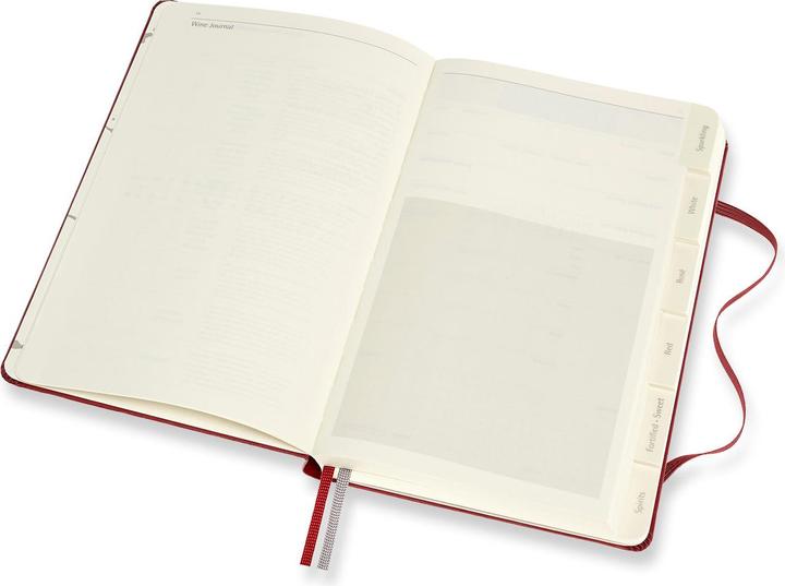 Immagine prodotto Moleskine Passion Journal L/A5, Vino, copertina rigida, rosso scuro (A5, Rigatura speciale, Copertina rigida)