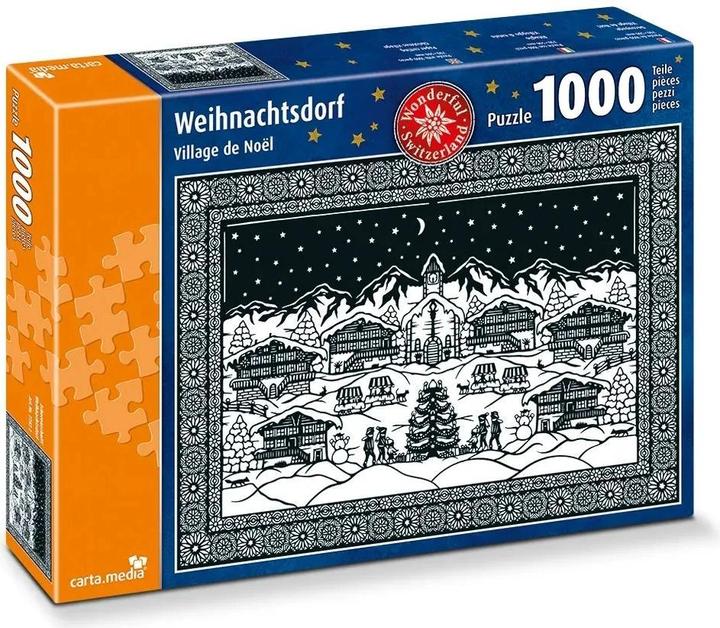 Actual product image Puzzle 1000 Silhouette Christmas (1000 pieces)