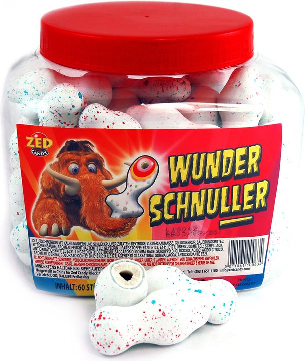 Actual product image ZED Candy Wonder pacifier lozenges with gum stones and sherbet powder (80 pcs.)