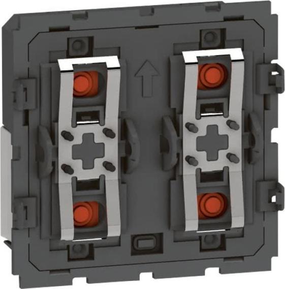 Actual product image Legrand Myhome Push-button 2gang 067552 067552 (Heating actuator)